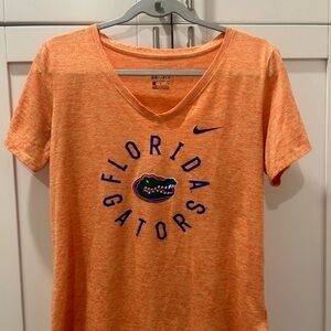 Orange Nike Dri-Fit Florida Gators t shirt